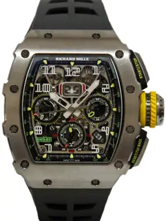 Richard Mille Richard Mille RM 011 RM011-03 50mm Titanium Skeletonized
