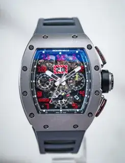 Richard Mille Richard Mille RM 011 RM011-AN-TI-Micro 50mm Titanium Skeletonized