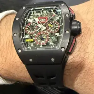 Richard Mille Richard Mille RM 011 RM11 50mm Carbon fiber and Ceramic Skeletonized