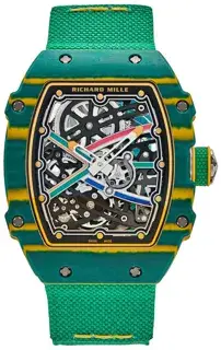Richard Mille Richard Mille RM 67-02 RM 67-02 38.5mm Carbon fiber and Quartz TPT Skeletonized, Price & Market Data