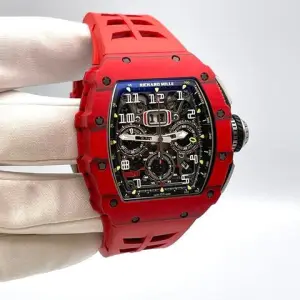 Richard Mille Richard Mille RM 01111-03 Automatic Flyback Chronograph Red Quartz TPT Titanium