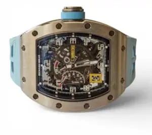 Richard Mille Richard Mille RM 030 RM030 50mm Titanium and White gold Skeletonized