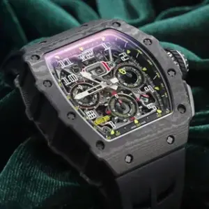 Richard Mille Richard Mille RM 011 RM 11-03 50mm Carbon fiber Skeletonized