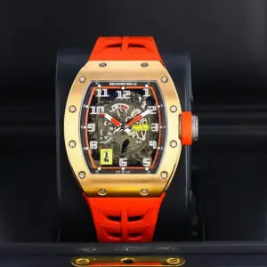 Richard Mille Richard Mille RM 030Malaysian Grand Prix 2012 Skeleton Dial Limited Edition to 15 Pieces - Rose Gold & Titanium on Strap