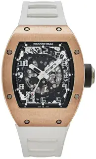Richard Mille Richard Mille RM 005 RM010 39.5mm Rose gold Skeletonized, Price & Market Data