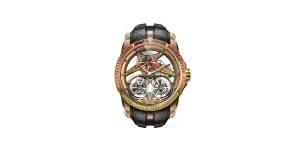 Roger Dubuis Excalibur Sunrise Double Tourbillon pink gold 45mm - Roger Dubuis