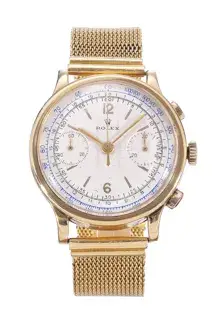 Rolex Rolex Chronograph 2508 36mm Yellow gold Silver