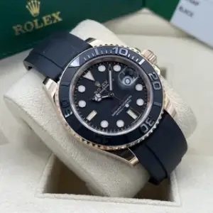Rolex Rolex Yacht-Master 116655 40mm Rose gold Black