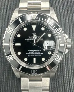 Rolex Rolex Submariner Date 16610 40mm Stainless steel Black
