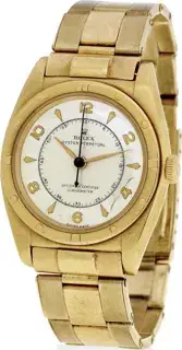 Rolex Rolex Oyster Perpetual 3372 32mm Yellow gold Silver