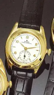 Rolex Rolex Oyster Perpetual 3131 32mm Yellow gold Silver