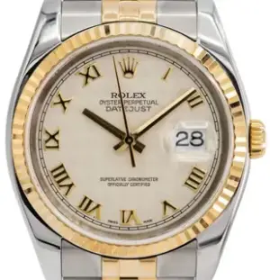 Rolex Rolex Datejust 116233 36mm Stainless steel White