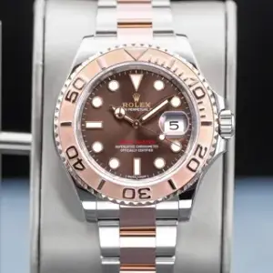 Rolex Rolex Yacht-Master 116621-0001 12mm Stainless steel Brown