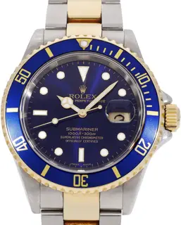 Rolex Rolex Submariner Date 16613T 40mm Stainless steel Blue