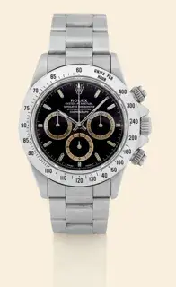 Rolex Rolex Daytona 16520 40mm Stainless steel Black · 16520
