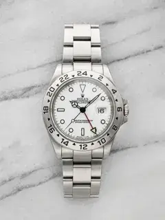 Rolex Rolex Explorer II 16570 40mm Stainless steel White