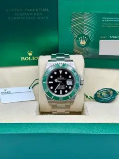 Rolex Rolex Submariner 126610LV-0002 41mm Stainless steel Black