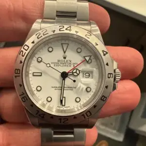 Rolex Rolex Explorer II 16570-0001 40mm Stainless steel White