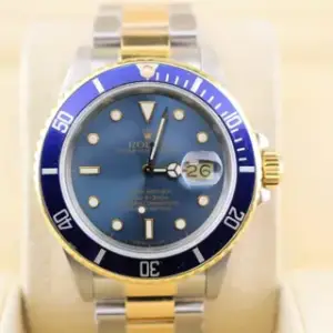 Rolex Rolex Submariner Date 16803 40mm Stainless steel Blue