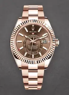 Rolex Rolex Sky-Dweller 326935 42mm Rose gold Brown