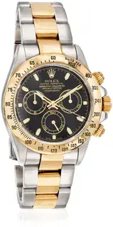 Rolex Rolex Daytona 40mm Stainless steel and 18k yellow gold Black