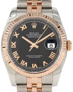 Rolex Rolex Datejust 116231 36mm Stainless steel Black