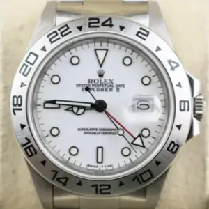 Rolex Rolex Explorer II 16550 40mm Stainless steel White