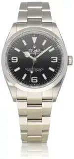 Rolex Rolex Explorer Stainless steel Black