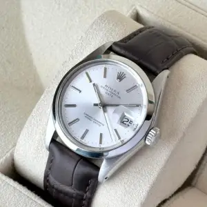 Rolex Rolex Oyster Perpetual DateStainless Steel 34mm Silver Dial Oyster Perpetual Date 1500
