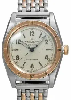 Rolex Rolex Oyster Perpetual 3372 32mm Yellow gold and Stainless steel White