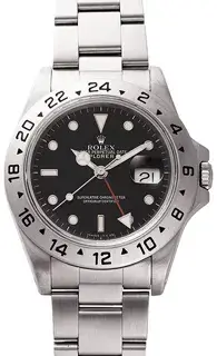Rolex Rolex Explorer II 16570 40mm Stainless steel Black