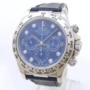 Rolex Rolex Daytona 16519 42.5mm White gold Blue