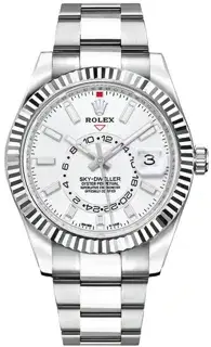 Rolex Rolex Sky-Dweller 326934-0001 42mm Stainless steel White