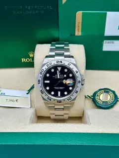 Rolex Rolex Explorer II 216570-0002 42mm Stainless steel Black