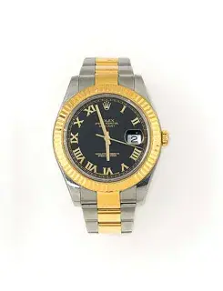 Rolex Rolex Datejust 116231 36mm Yellow gold and Stainless steel Black
