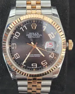 Rolex Rolex Datejust 116231 36mm Stainless steel Black