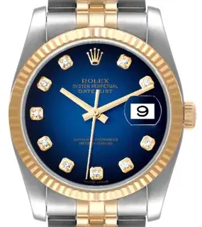 Rolex Rolex Datejust 116233 36mm Stainless steel Blue