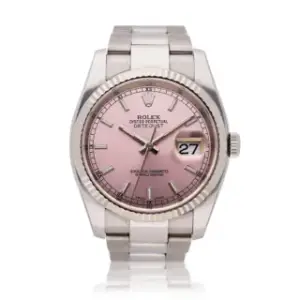 Rolex Rolex Datejust 116234 36mm White gold and Stainless steel Pink