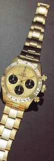 Rolex Rolex Daytona 6265 36mm Yellow gold Black
