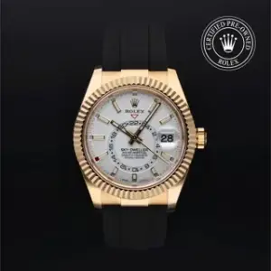 Rolex Rolex Sky-Dweller 326238 42mm Yellow gold White
