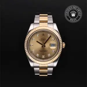 Rolex Rolex Datejust 116333-0007 41mm Stainless steel Champagne
