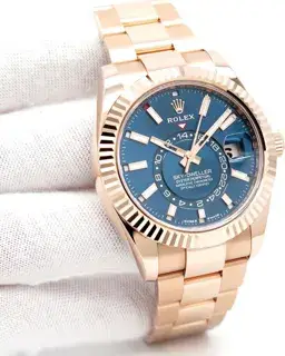 Rolex Rolex Sky-Dweller 336935-0001 42mm Rose gold Blue and Green
