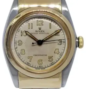 Rolex Rolex Oyster Perpetual 3065 33mm Yellow gold and Stainless steel Champagne