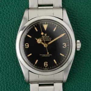 Rolex Rolex Explorer 6610 36mm Stainless steel Black