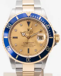 Rolex Rolex Submariner Date 16613LB 40mm Stainless steel Champagne