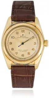 Rolex Rolex Oyster Perpetual 3362 32mm Yellow gold Champagne