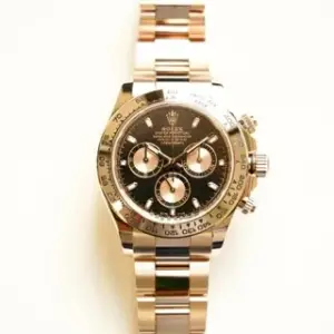 Rolex Rolex Daytona 2022 40mm Rose gold Black