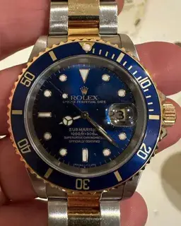 Rolex Rolex Submariner Date 116613 40mm Stainless steel Blue