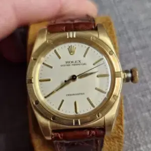 Rolex Rolex Oyster Perpetual 3372 32mm Yellow gold Champagne