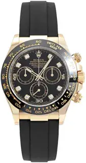 Rolex Rolex Daytona 116518 40mm Ceramic and Yellow gold and Rubber Black
